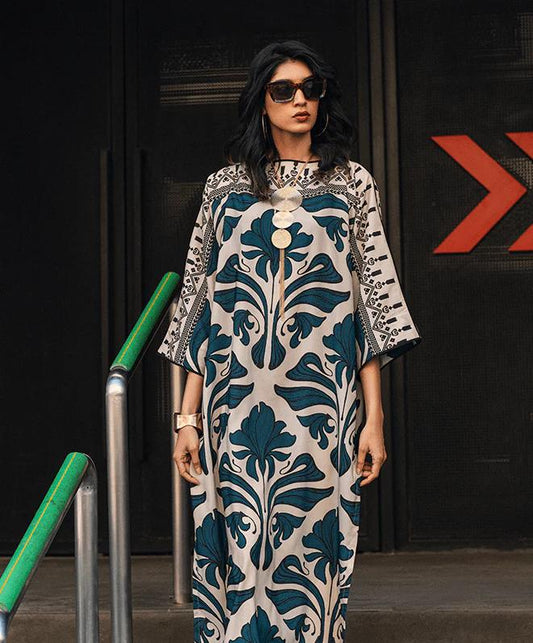 Trending Co-Ord Set Digital Printed Poly Lawn- Z814