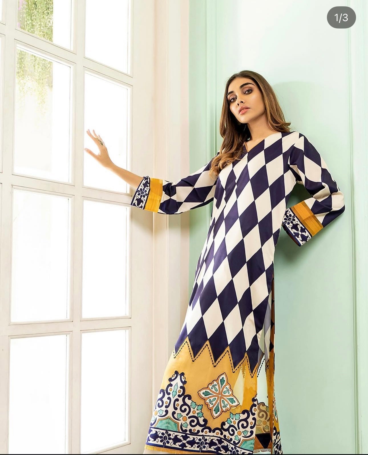 Long Shirt With Trouser - Z806
