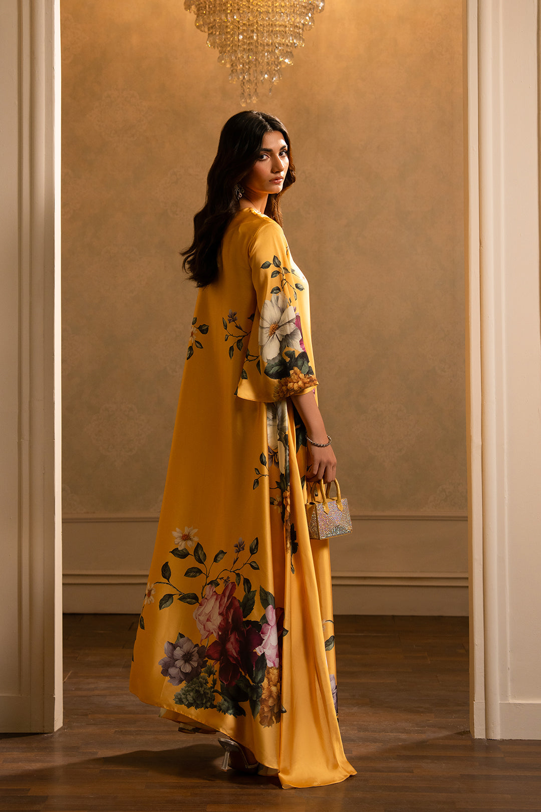 Long Length Printed Dress 2PC - 866