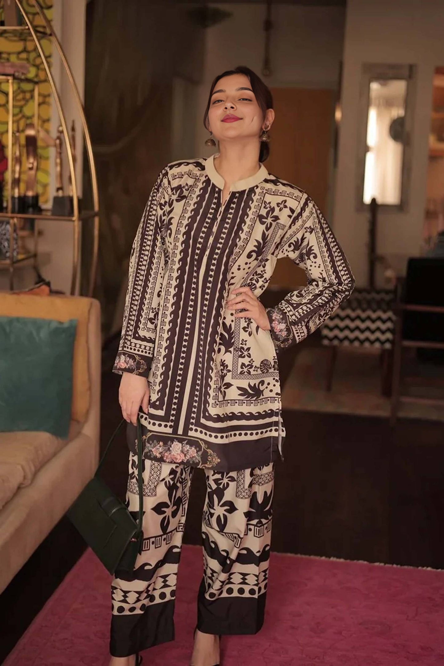 Trending Co-Ord Set Digital Printed 804