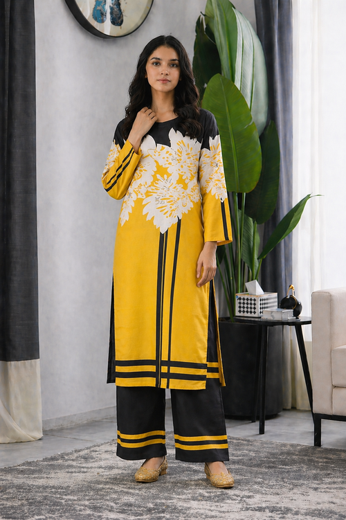 Digital Printed Dress 2PC - 837