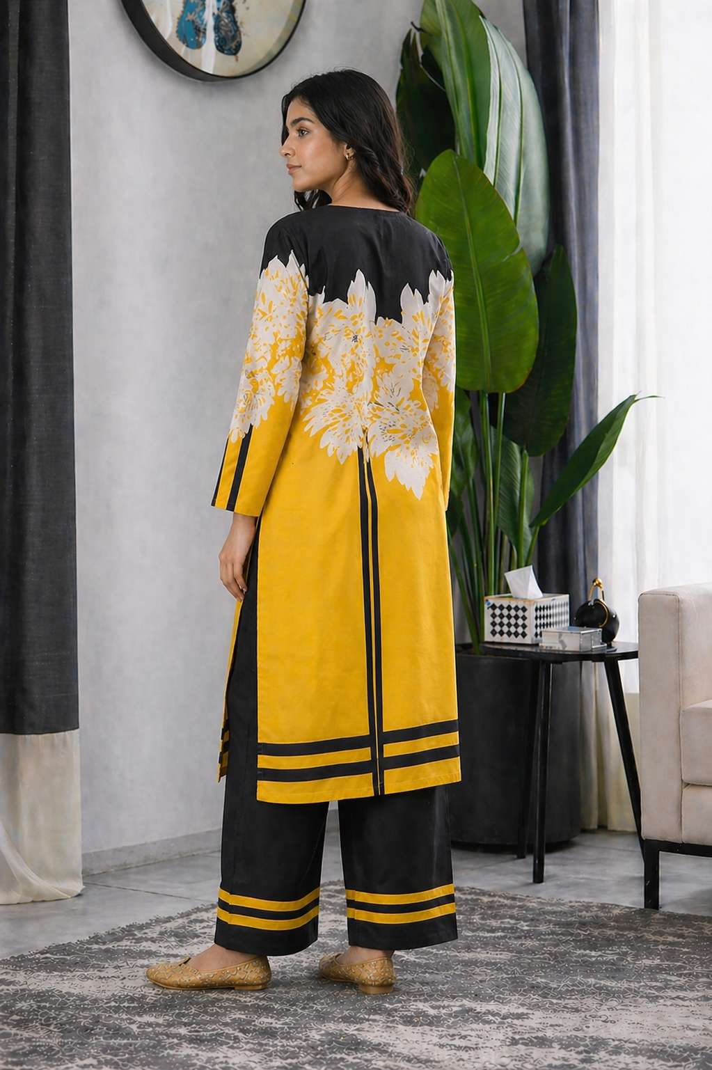 Digital Printed Dress 2PC - 837