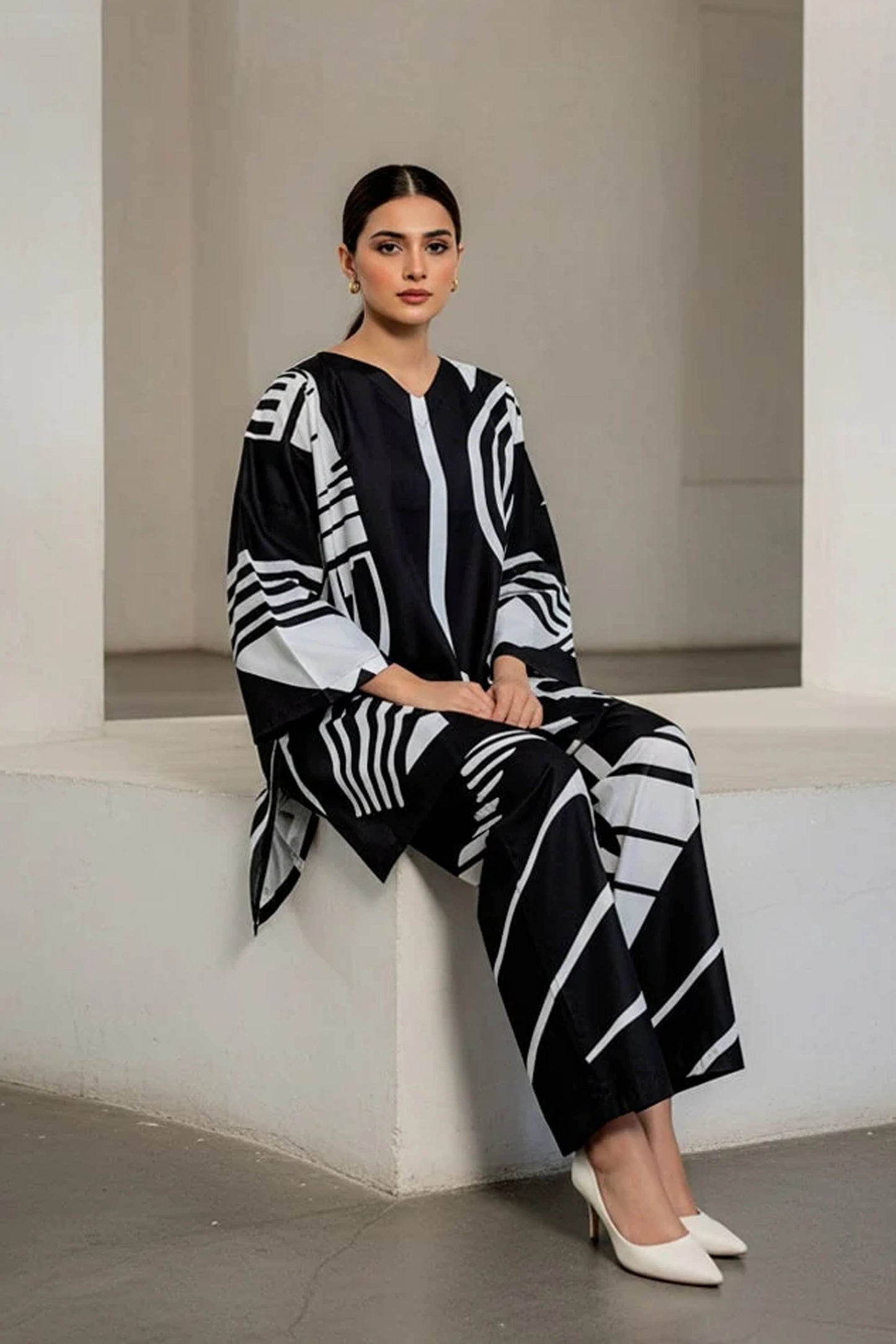 Digital Printed Dress 2PC - Khaddar - 838