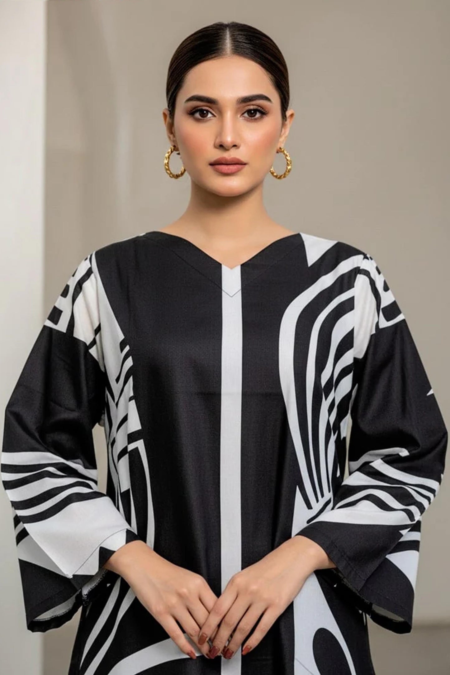 Digital Printed Dress 2PC - Khaddar - 838