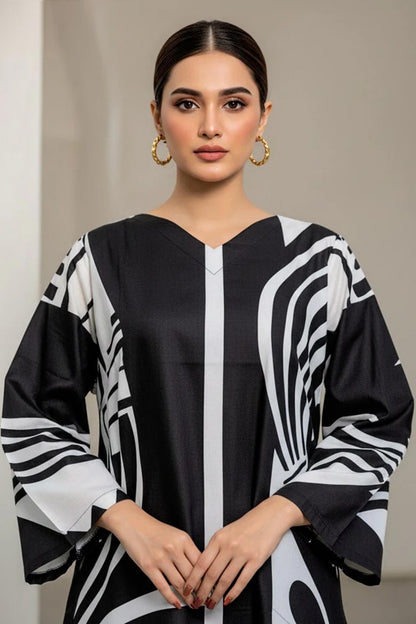 Digital Printed Dress 2PC - 838