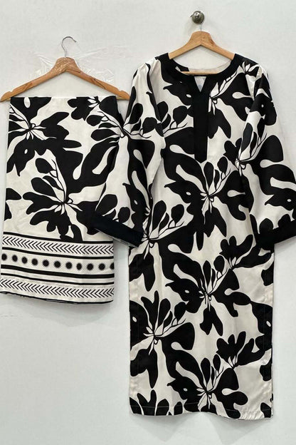 Digital Printed Dress 2PC - 841
