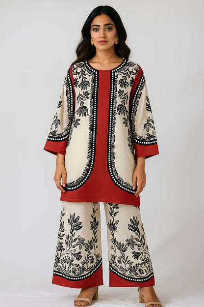 Digital Printed Dress 2PC - 842