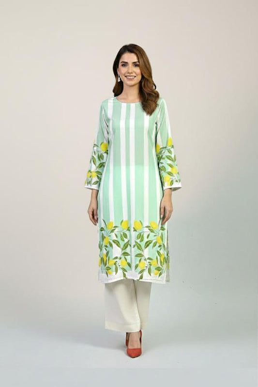 Digital Printed Dress 2PC - 845