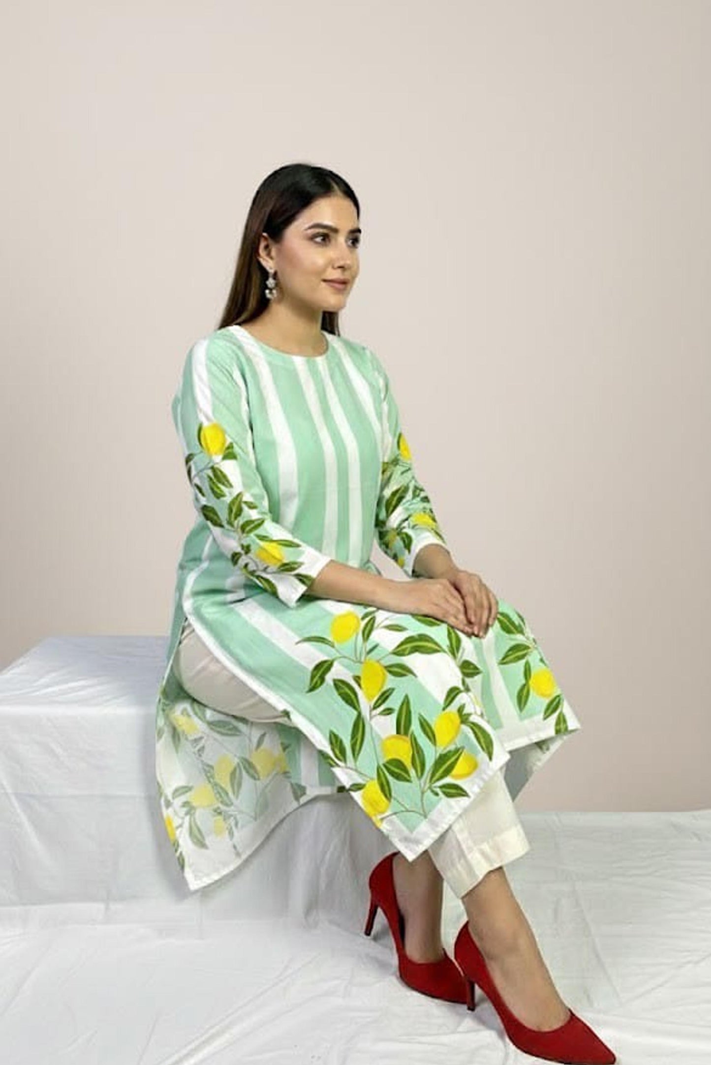 Digital Printed Dress 2PC - 845