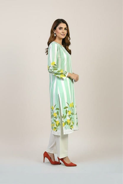 Digital Printed Dress 2PC - 845