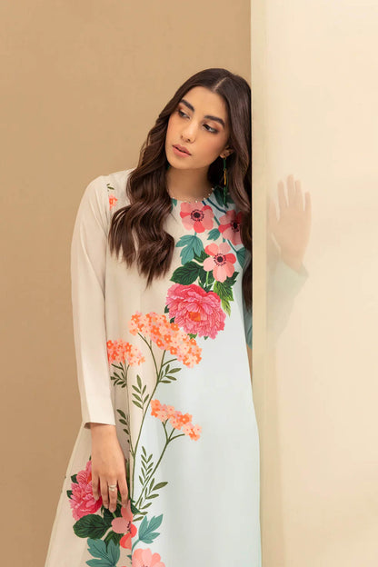 Digital Printed Dress 2PC - 849