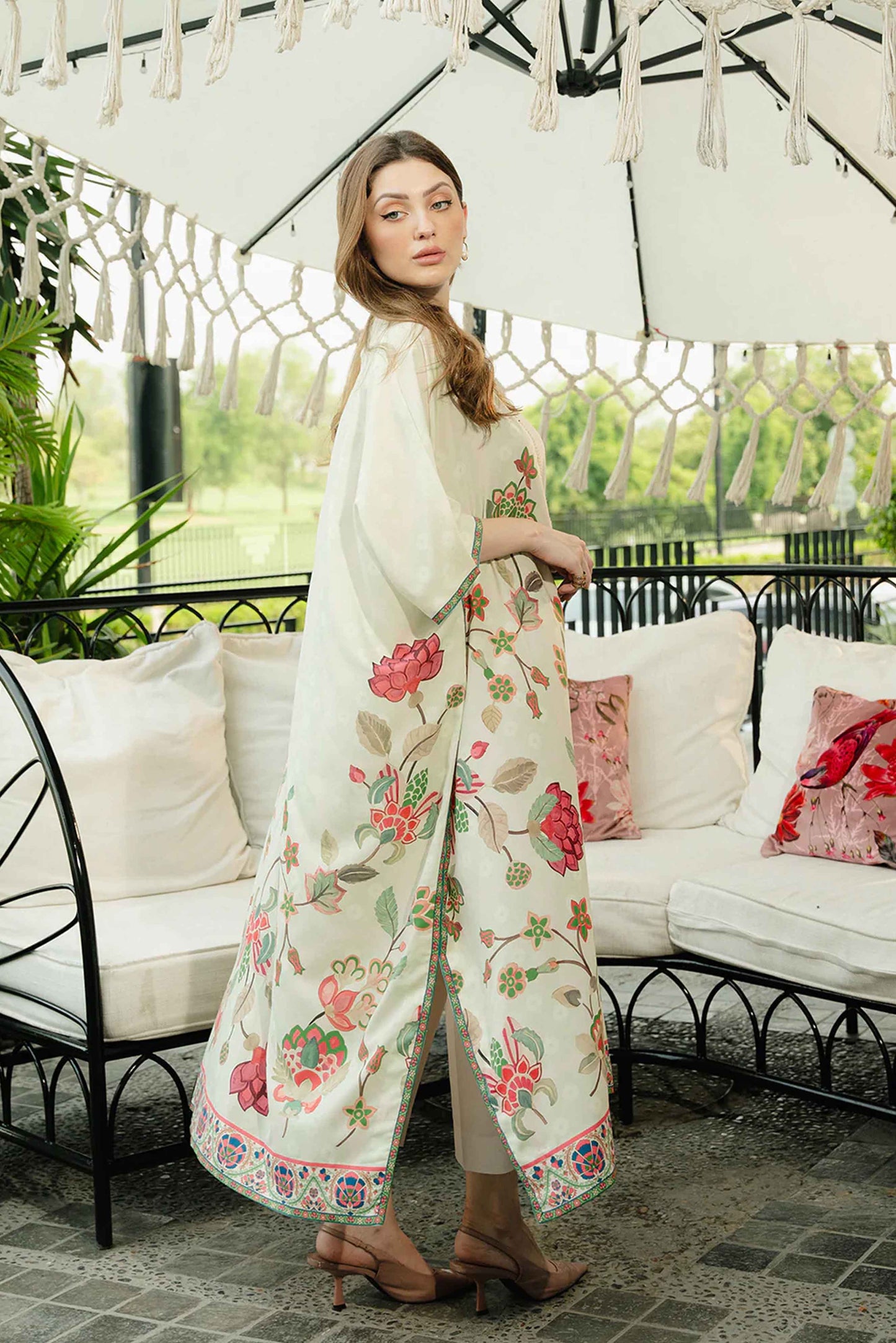 Digital Printed Dress 2PC - 854