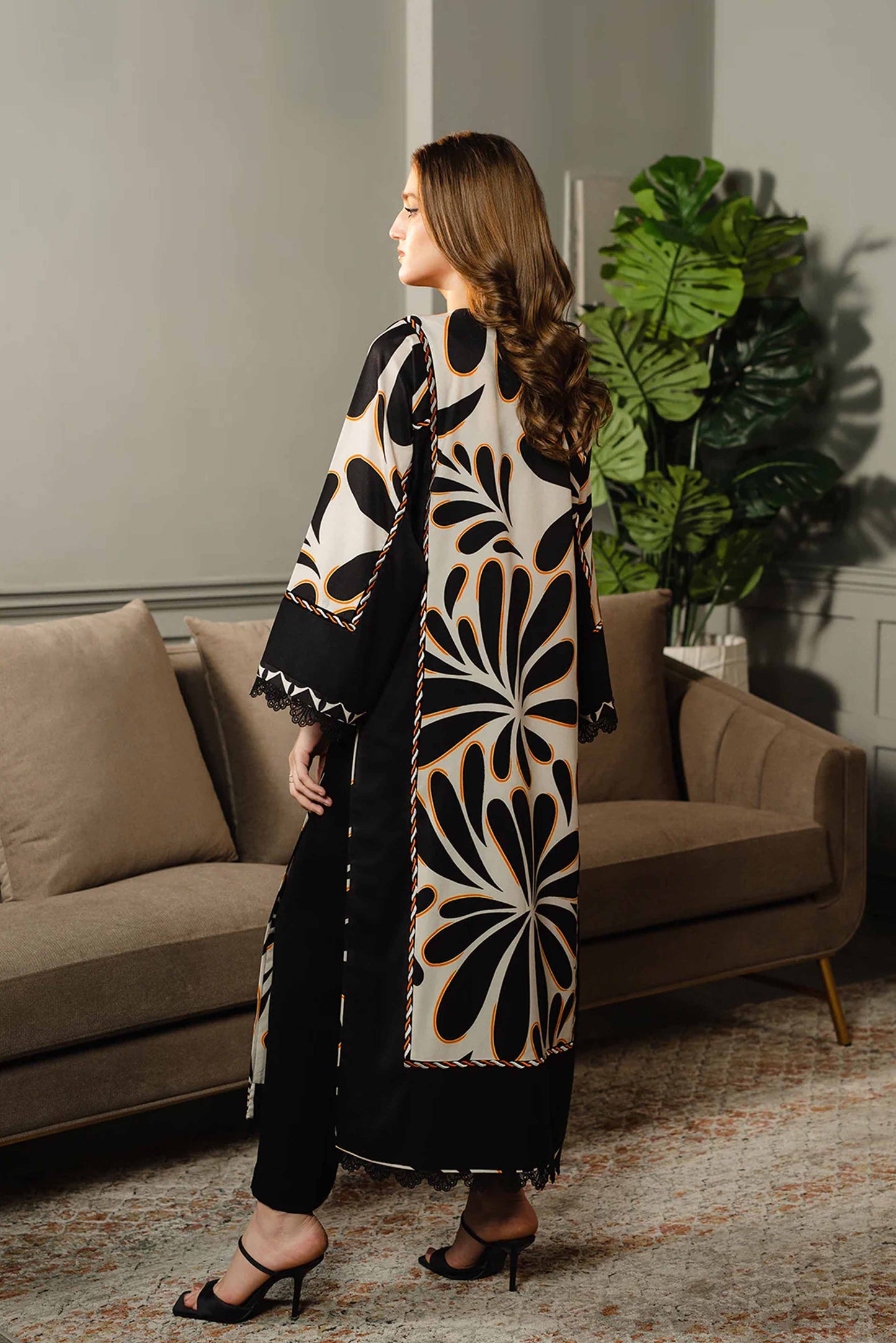 Digital Printed Dress 2PC - Khaddar - 859