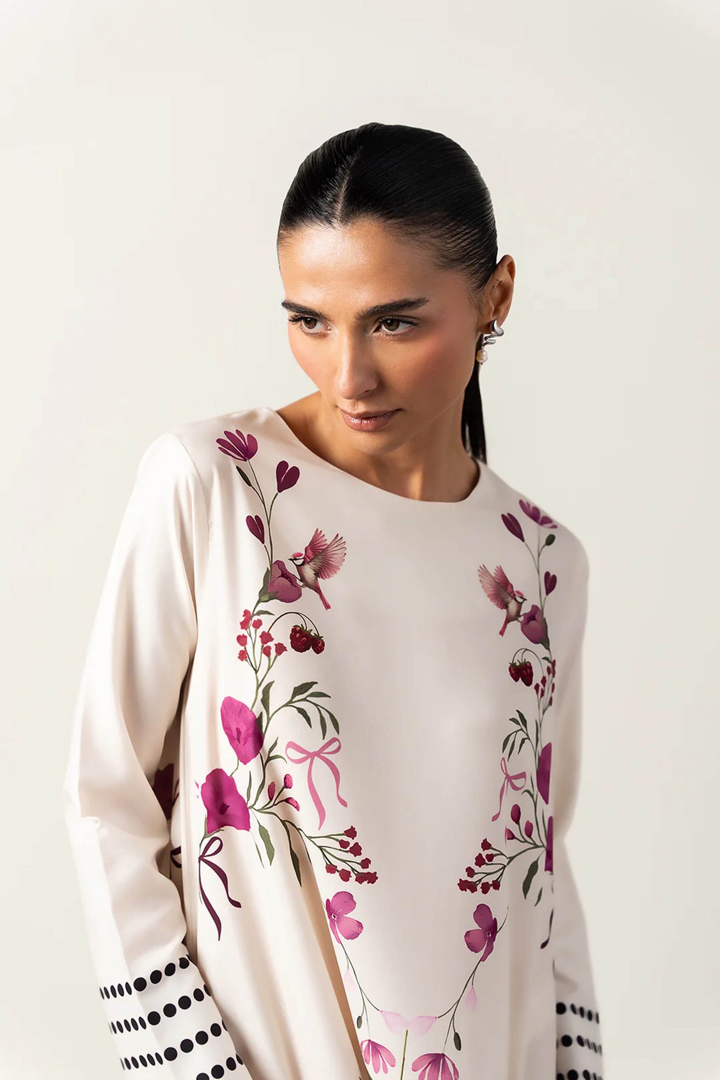 LULU Best Seller Printed Dress 2PC - Khaddar - 861