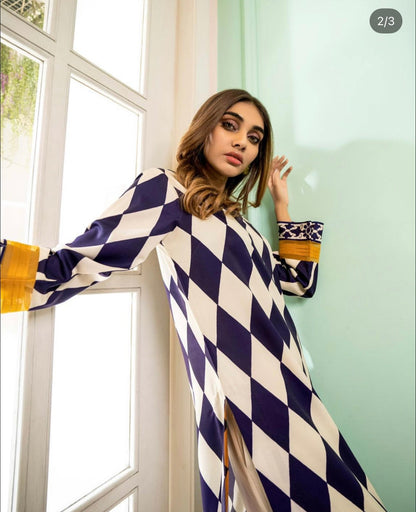 Long Shirt With Trouser - 806